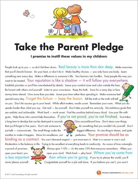 Take the Parent Pledge